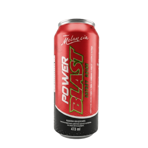 Power Blast Melancia Energy Drink — Lata — garrafa 473 ml